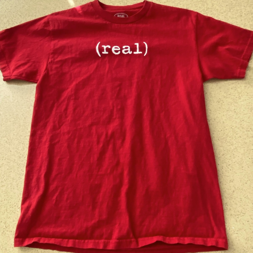 real skateboards graphic t shirt